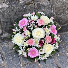 Classic Pink and White Posy 
