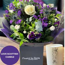 Caledonia Hand Tied with Love Scottish Candle 