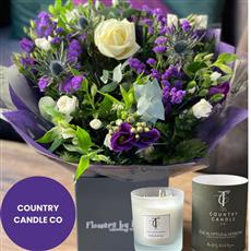 Caledonia Hand Tied with  Candle