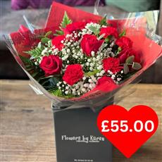 CUPID (6 Roses and 6 Carnations)