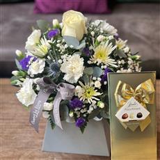 Caledonia Floral Delight with Chocolates 