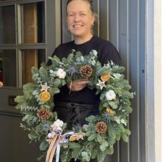 EUCALYPTUS AND THISTLE DOOR WREATH LIMITED EDITION