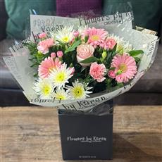 PRETTY PINK HAND TIED 