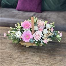 PINK TRUG BASKET 