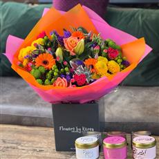 VIBRANT HAND TIED WITH LILY FLAME