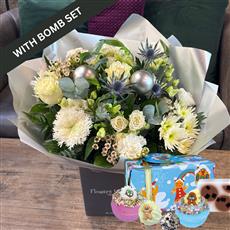 SNOWFLAKE HAND TIED WITH BOMB COSMETICS SET 