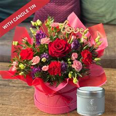 SWEETHEART HATBOX WITH CANDLE TIN